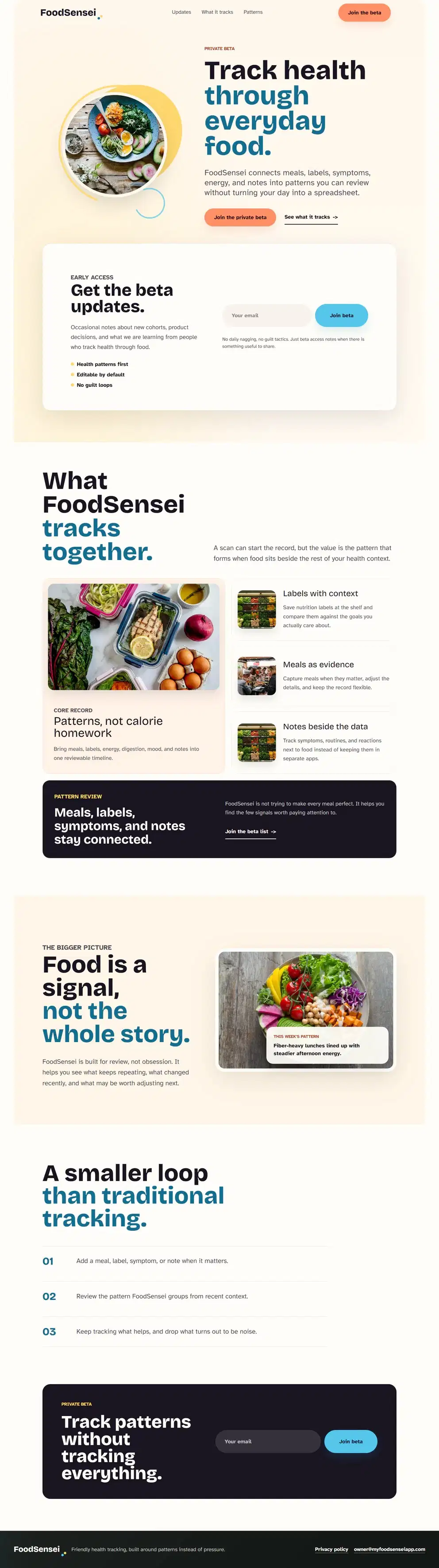 MyFoodSensei project