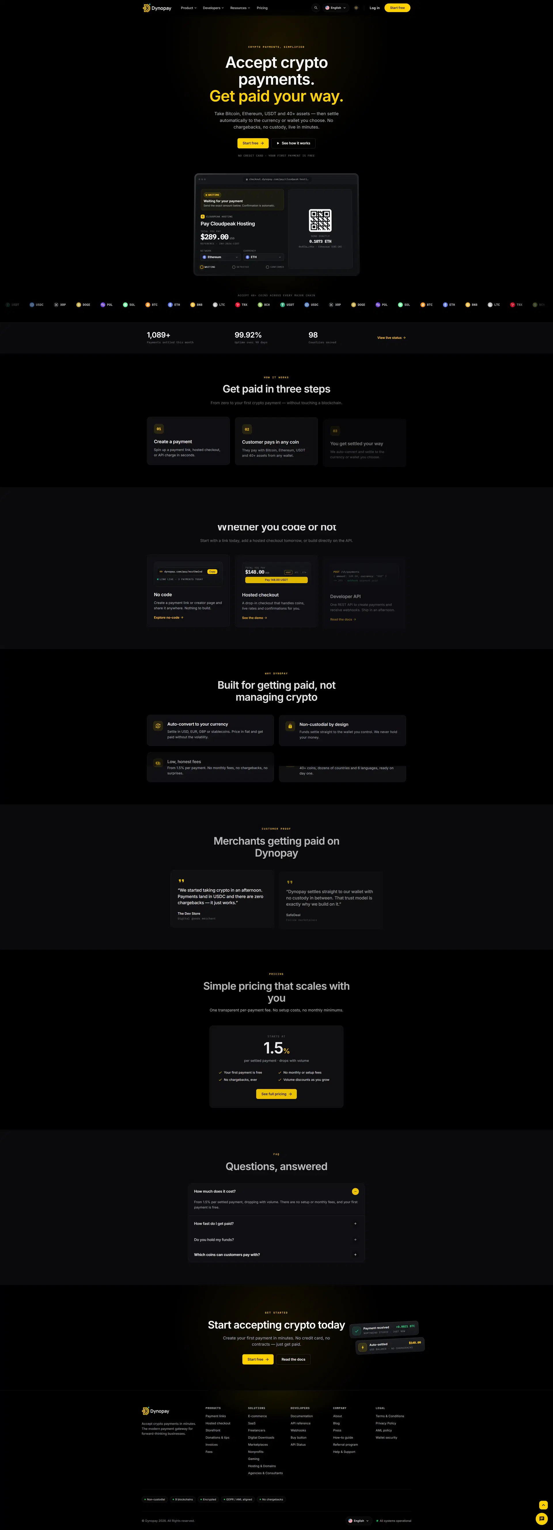 DynoPay project