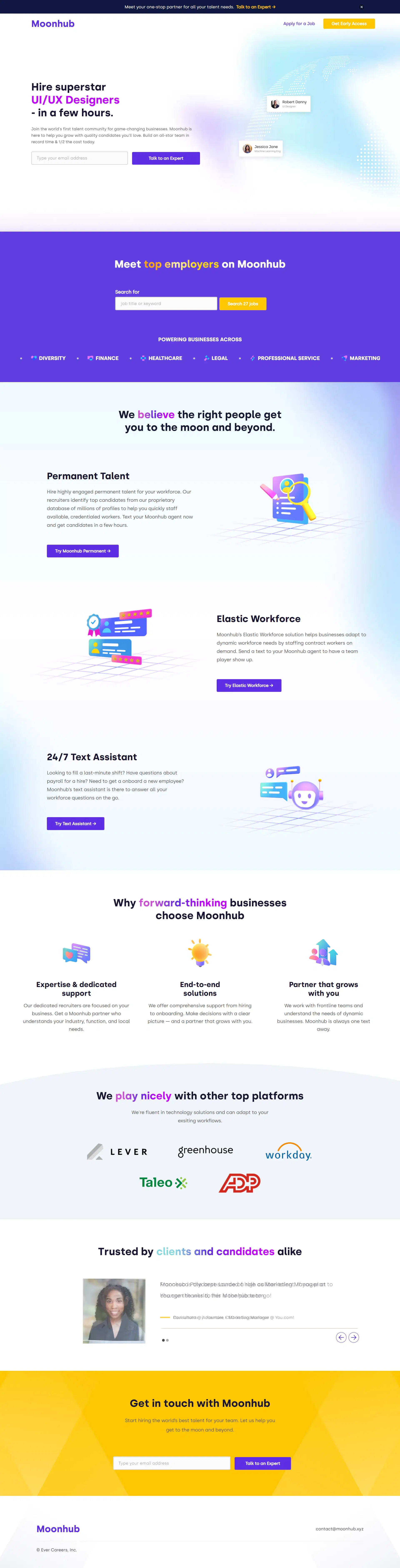 MoonHub project