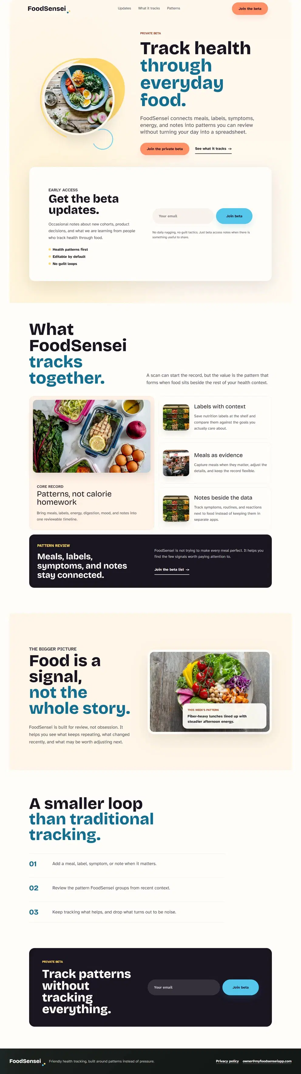 MyFoodSensei project